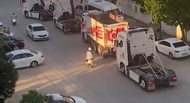 Gaziantep'te düğün konvoyu oluşturarak gürültü çıkaran 5 tıra para cezası