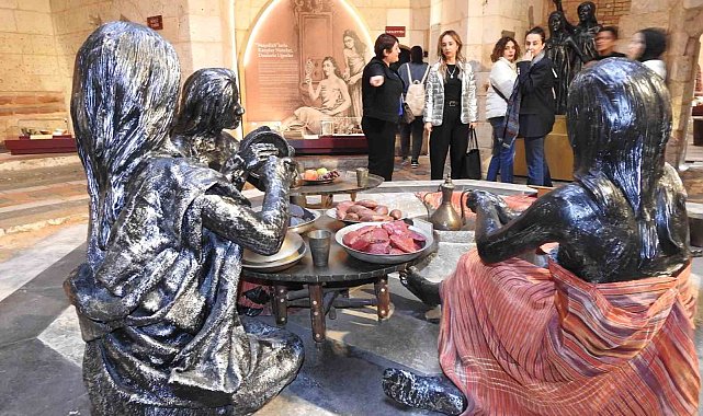 Gaziantep'te hamam kültürünü yansıtan Hamam Müzesi'ne yoğun ilgi