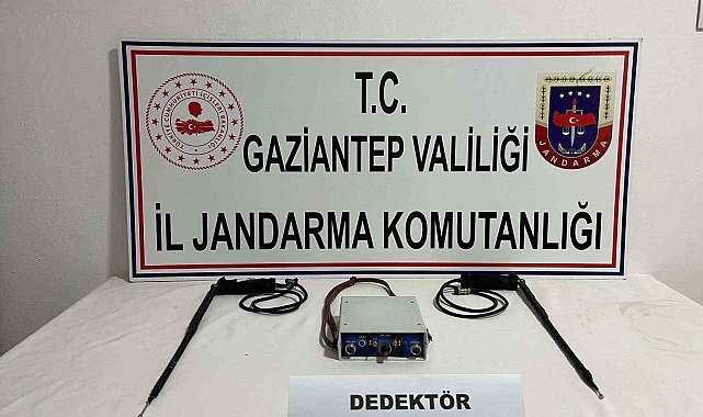 Gaziantep'te kaçak kazı yapan 3 şahıs suçüstü yakalandı