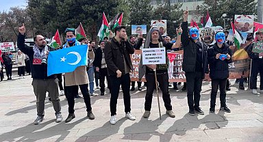 Gazze ve Doğu Türkistan için yürüdüler
