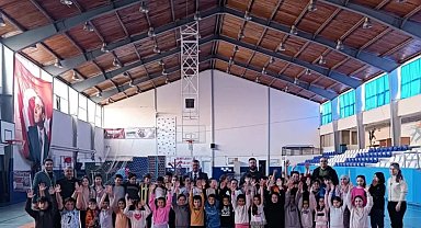 Gediz'de minik adımlar sporla buluştu