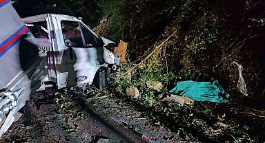 Giresun'da trafik kazası: 1 ölü, 1 yaralı
