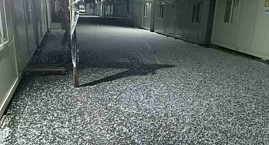 Gölbaşı ilçesinde dolu yağışı
