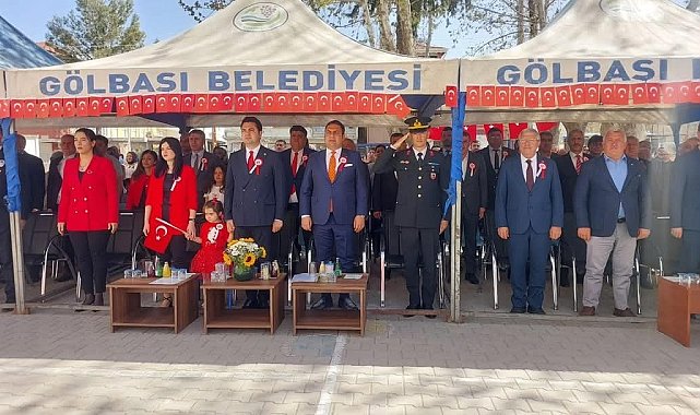 Gölbaşı'nda 23 Nisan kutlandı