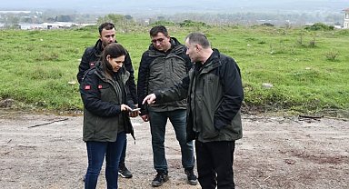 Gönen'de yeni yerleşke alanındaki ormancılık faaliyetleri değerlendirildi