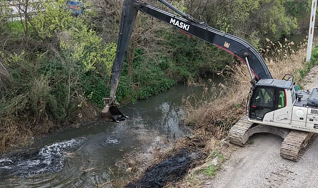 Güzelköy Deresi'nde hummalı çalışma