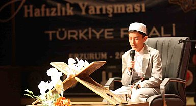 Hafızlık yarışması Türkiye finali Erzurum'da yapıldı