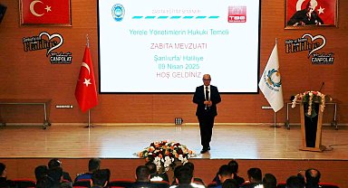 Haliliye Belediyesi zabıta personeline mevzuat eğitimi verildi