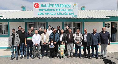Haliliye'de çok amaçlı kültür evi hizmete açıldı