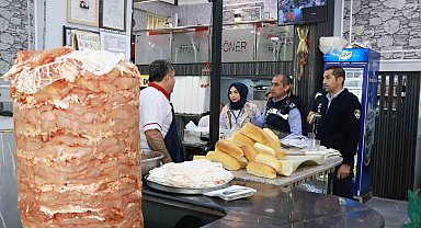 Haliliye'de dönercilere denetim