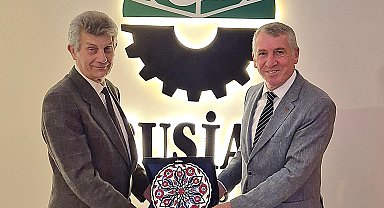 Harmancık Belediye Başkanı'ndan BUSİAD'a iade-i ziyaret