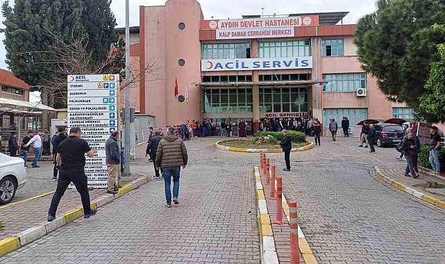 Hasta ziyaretine gelen aile üyeleri birbirine girdi