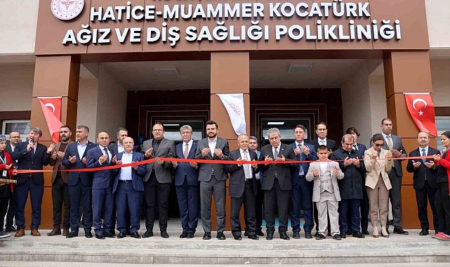 Hatice Muammer Kocatürk Ağız ve Diş Sağlığı Polikliniği hizmete açıldı