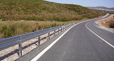 Hereke-Çerkeşli yoluna 3 km'lik otokorkuluk