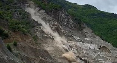 Heyelandan saniyelerle kurtuldu