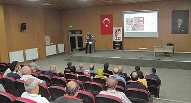 Hisarcık'ta bağımlılıkla mücadele ve KADES uygulaması eğitimi