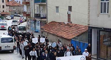 Hisarcık'ta "Sağlık İçin Hep Birlikte Yürüyoruz" etkinliği