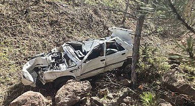 Hisarcık'ta trafik kazası: 1 yaralı