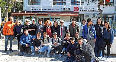 Hollandalı öğrenciler, Çeşme'de Türk ailelere misafir oldu