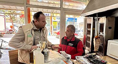 Hüyük'te dönercilere sıkı denetim