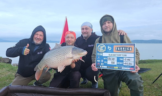 IBCC International Balaton Carp Cup yarışmasında Türk takımı sektör üçüncüsü oldu