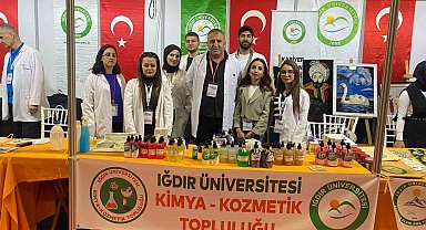 Iğdır Üniversitesinin ürettiği ürünler Doğu Anadolu Kariyer Fuarında