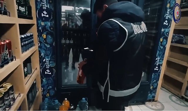 Iğdır'da 22 şişe sahte alkol ve 13 şişe kaçak alkol ele geçirildi