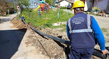 İki mahallenin 4 bin metrelik içme suyu hattı için çalışmalar devam ediyor