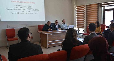 İl Sağlık Müdürlüğü'nde iş sağlığı ve güvenliği toplantısı yapıldı