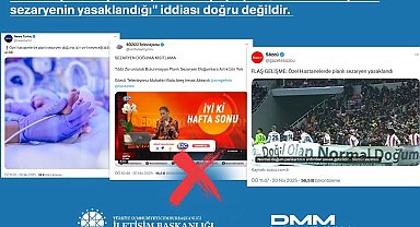İletişim'den 'planlı sezaryen' iddialarına açıklama