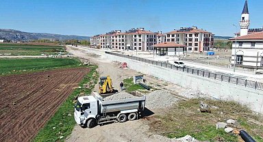 İnönü ilçesinde yol çalışmaları başladı