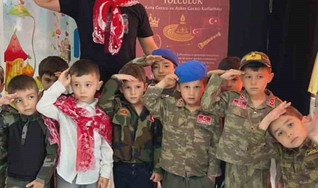 İscehisar Anaokulu'nda kına ve asker eğlencesi etkinliği