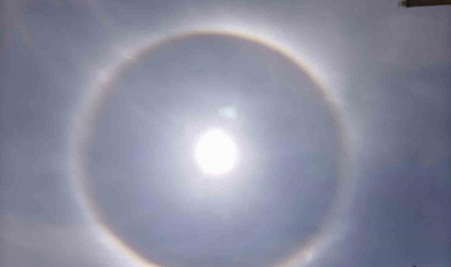 Işık halkası 'Halo' Develi'de görüldü