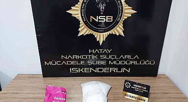 İskenderun'da 2 kilogram metamfetamin maddesi ele geçirildi