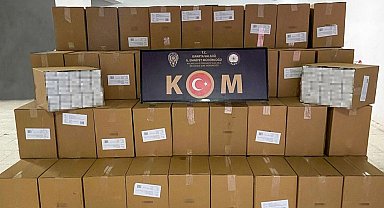 Isparta'da 1 milyon adet kaçak makaron ele geçirildi