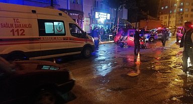Isparta'da otomobille çarpışan elektrikli motosiklet sürücüsü yaralandı