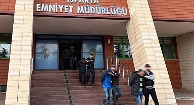 Isparta'da uyuşturucu ticari yapan 3 şahıs tutuklandı