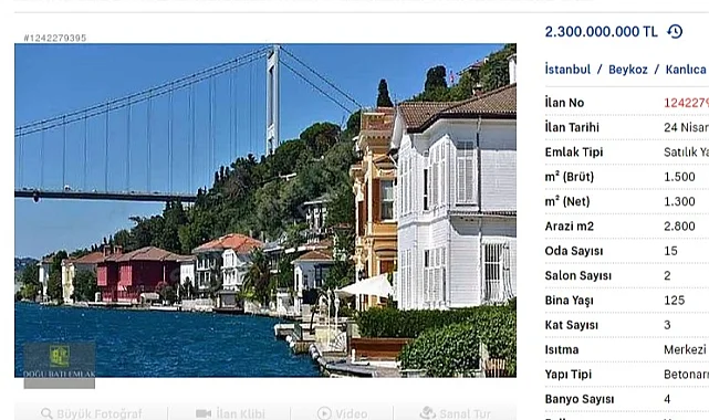 İstanbul Boğazı'ndaki yalılar deprem nedeniyle satılık!
