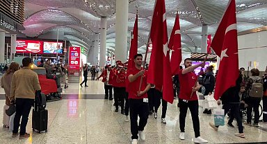 İstanbul Havalimanı'nda 23 Nisan coşkuyla kutlandı