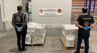 İstanbul Havalimanı'nda 455,2 kilo uyuşturucu ele geçirdi