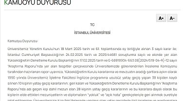 İstanbul Üniversitesi'nin diplomasını iptal ettiği Galatasaraylı profesör görevine devam ediyor