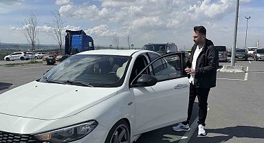 İstanbul'da ilginç olay, çarpıp hasar verdiği aracı kendi tamir etti