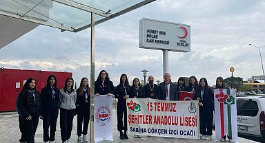 İzcilerden Kızılay'a anlamlı ziyaret