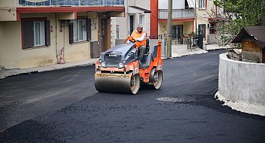 İzmir Bornova'da Kavaklıdere'ye asfalt hamlesi