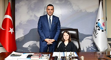 İzmir Çiğli'de minik Başkan'dan ilk talimat eğitim için geldi