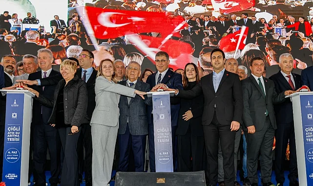 İzmir Körfezine yeni nefes! Çiğli Atıksu Arıtma Tesisi'nin 4. fazı açıldı!