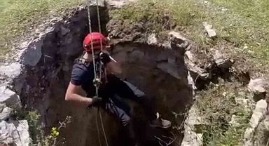 İzmir'de kuyuya düşen kuzu kurtarıldı