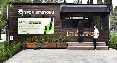 İzmir'in ilk spor istasyonu Hasanağa Bahçesi'nde açıldı