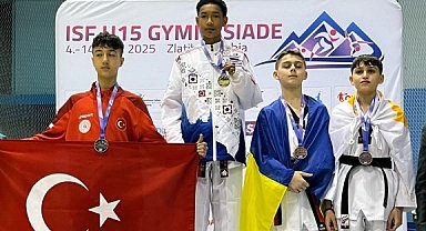 İzmirli öğrenciden taekwondoda dünya ikinciliği