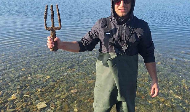 İznik Gölü'nden Poseidon Mızrağı çıktı